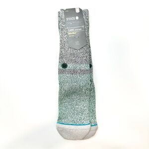 Stance Men's Gray and Teal Casual Socks